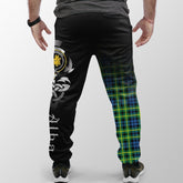 Clan Campbell Of Breadalbane Ancient Tartan Crest Jogger Sweatpants  Alba Celtic Style LB32 Clan Campbell of Breadalbane Tartan Today